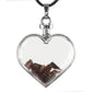 Heart Shaped Crystal Chips Infused Pendant Best Crystal Wholesalers