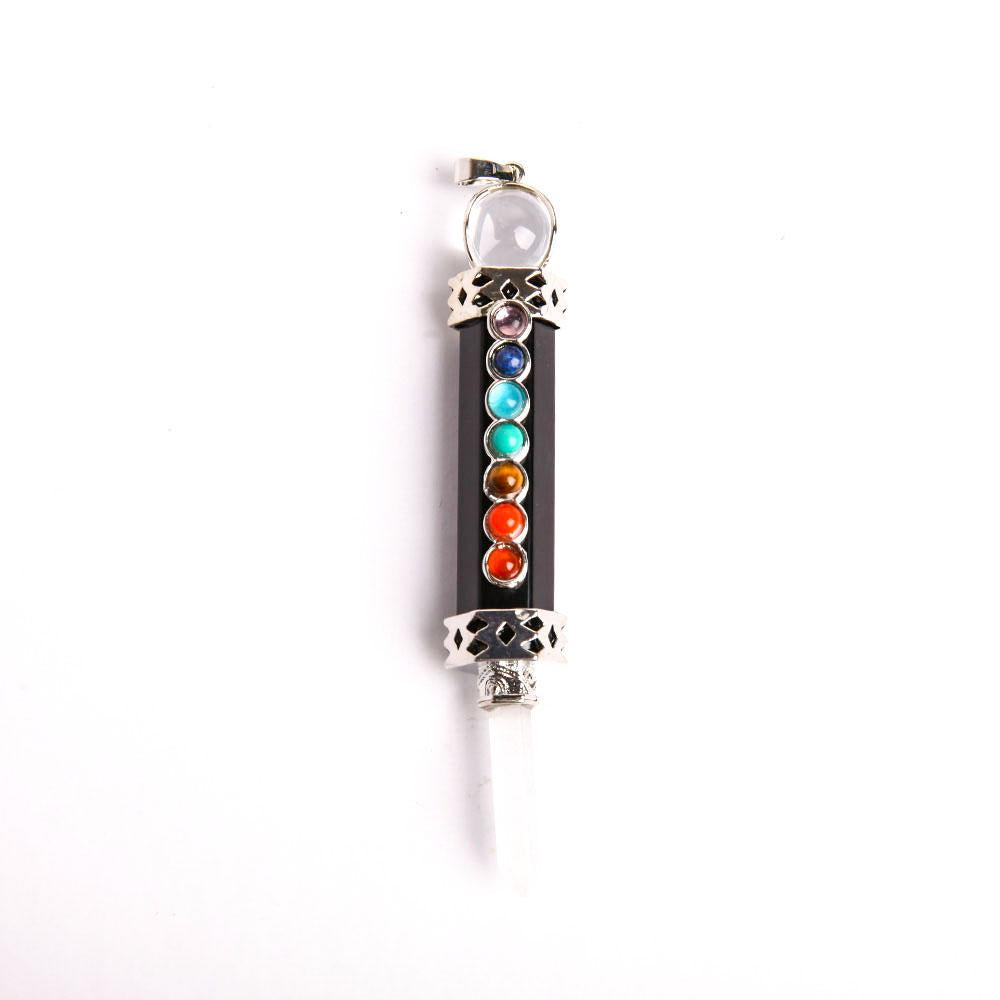 Crystal Jewelrys 7 Chakra Pendulum Crystal Point Best Crystal Wholesalers