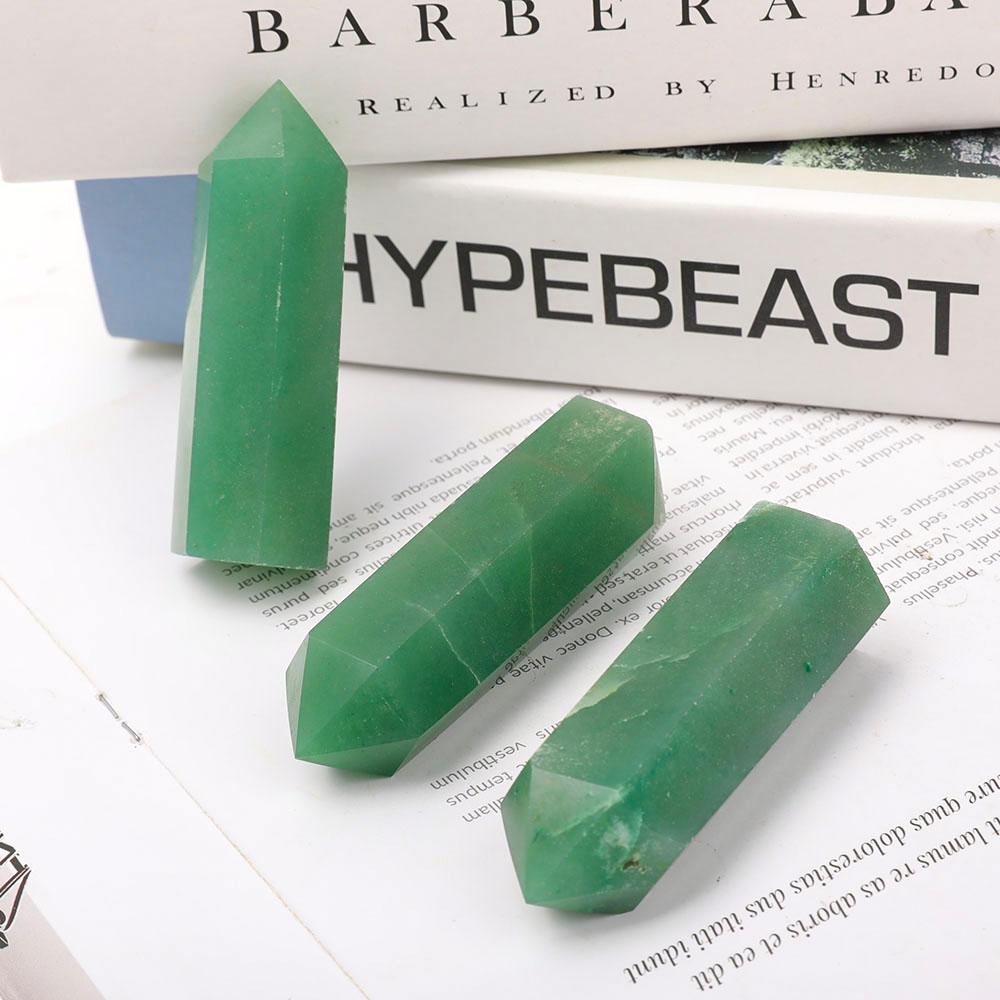 3" Green Aventurine Towers Points Bulk Best Crystal Wholesalers