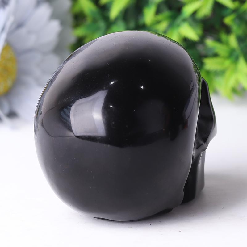 Black Obsidian Skull Crystal Carvings for Halloween Best Crystal Wholesalers