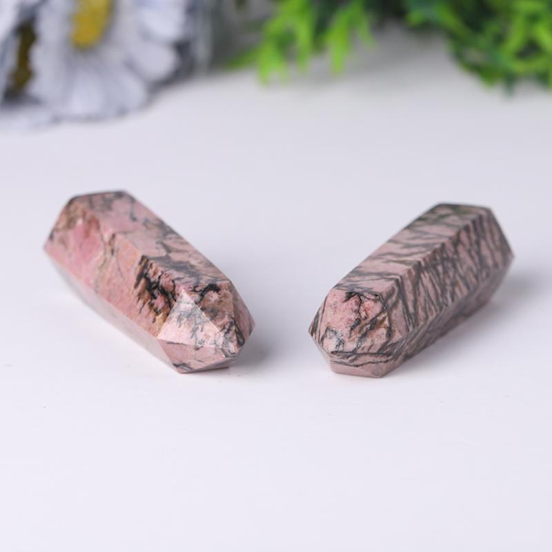 Natural Rhodonite Points Healing Towers Points Bulk Best Crystal Wholesalers