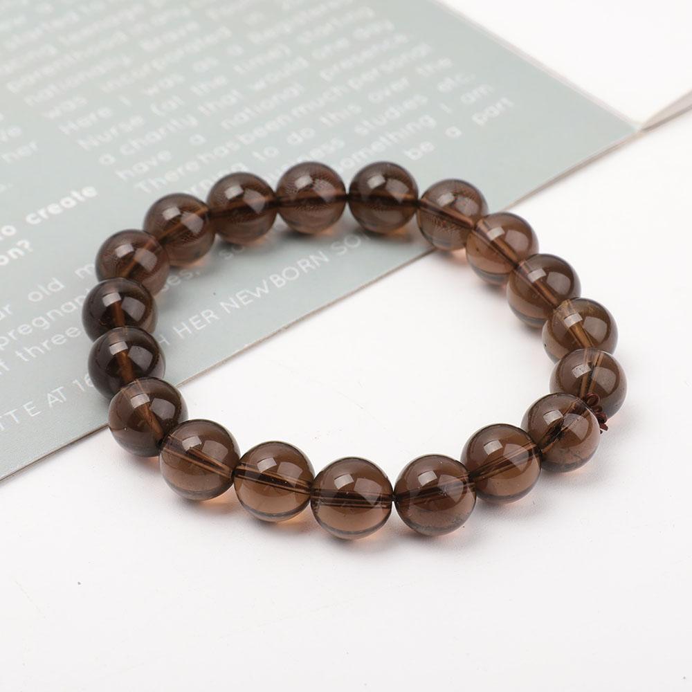 Smoky Quartz 10.5mm Bracelet in bulk & wholesale