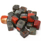 0.1kg Africa Blood Stone Cubes bulk tumbled stone Best Crystal Wholesalers