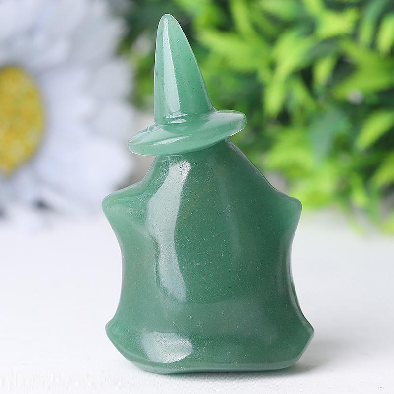 2.7" Green Aventurine Devil Ghost Crystal Carvings for Halloween Best Crystal Wholesalers