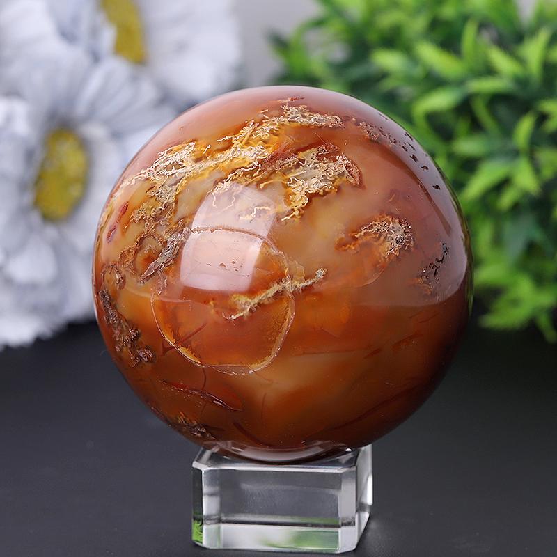 2.0"-4.0" Fire Quartz Sphere Best Crystal Wholesalers