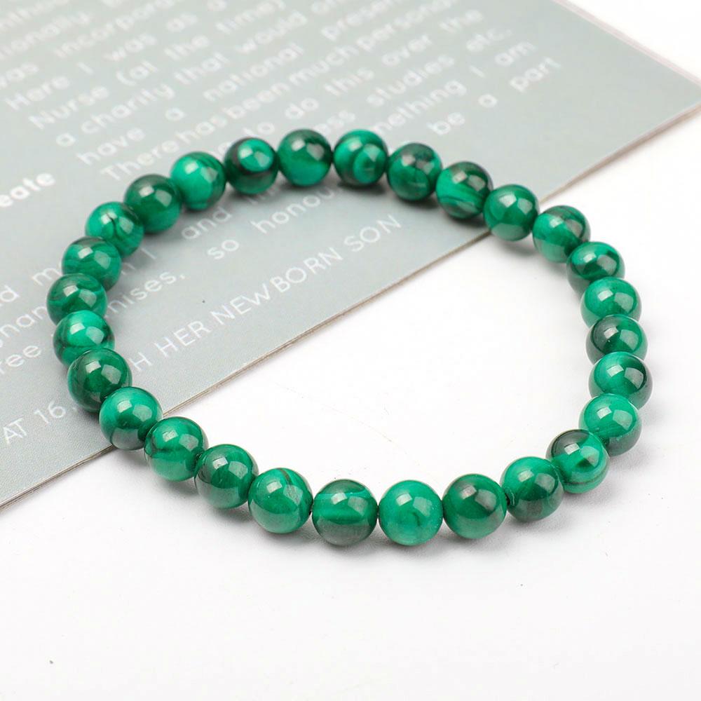 7mm Malachite Bracelet Best Crystal Wholesalers