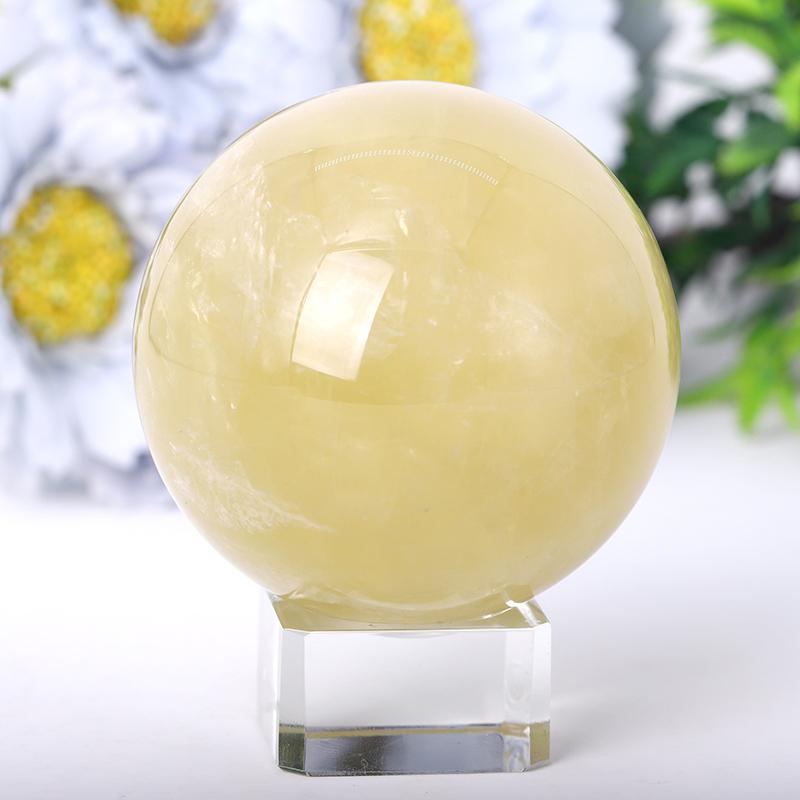 2.0"-4.5" Citrine Sphere Best Crystal Wholesalers