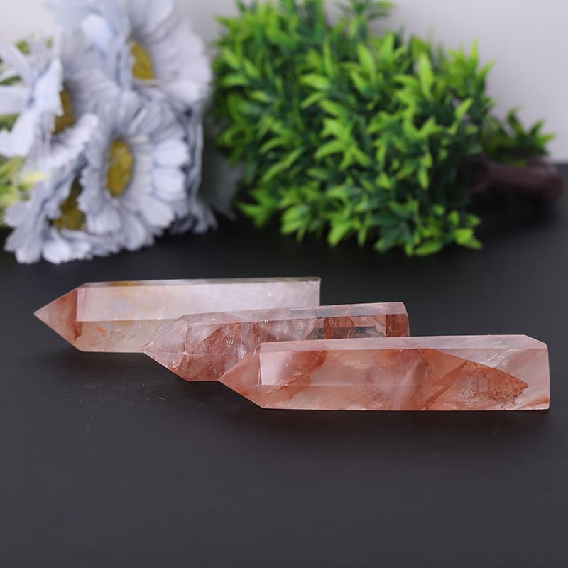 Natural High Quality Fire Quartz Towers Points Bulk Healing Crystal