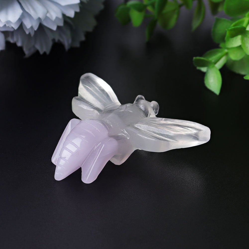 2.4" Fluorite Bumble Bee Crystal Carvings Best Crystal Wholesalers