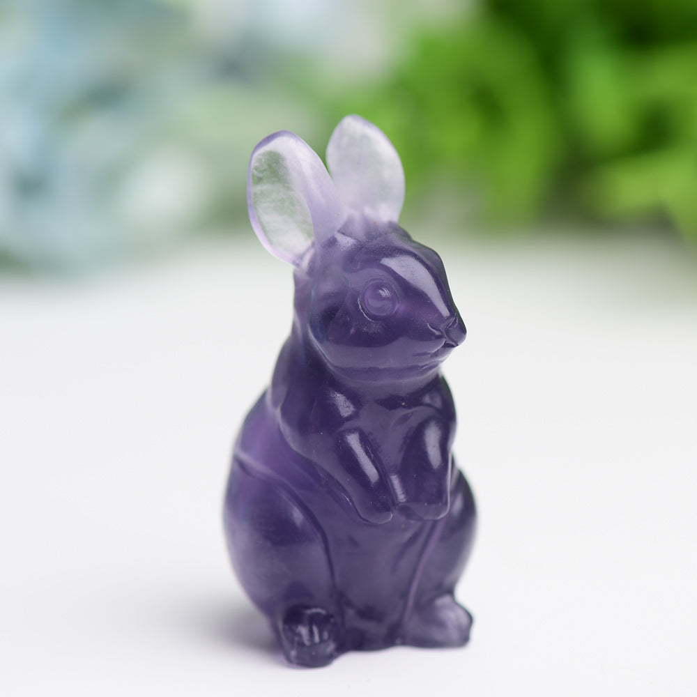 2.2" Rabbit Crystal Carving Animal Bulk Best Crystal Wholesalers