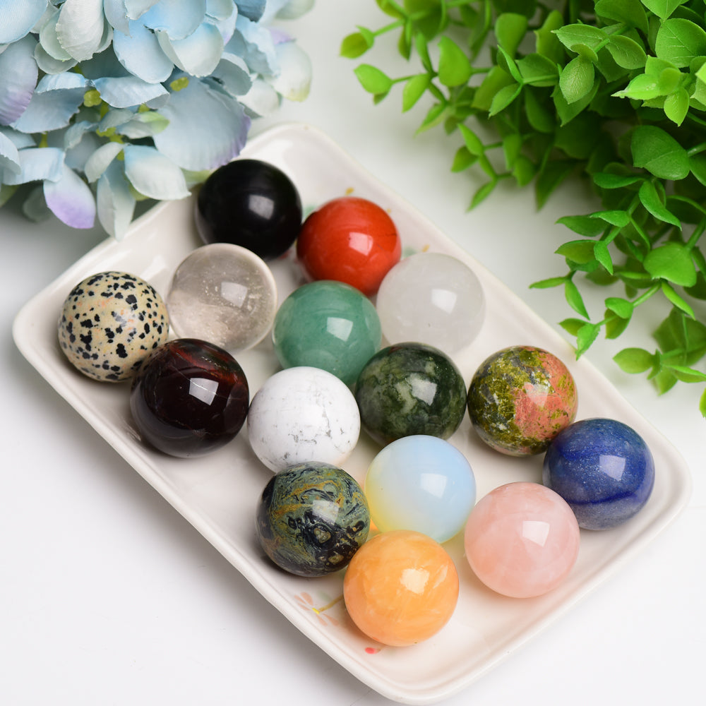 30mm Mixed Crystal Sphere Bulk WholesaleBest Crystal Wholesalers