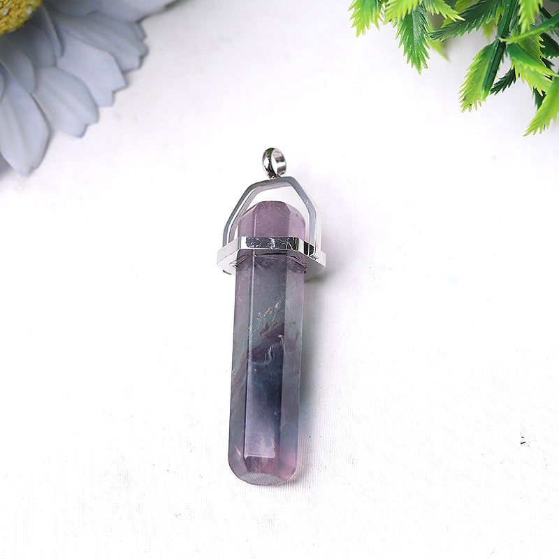 2.3" Fluorite Crystal Pendant Best Crystal Wholesalers