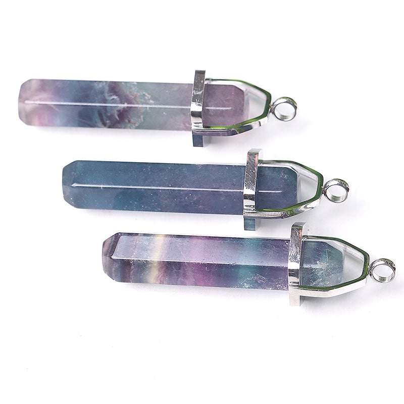 2.3" Fluorite Crystal Pendant Best Crystal Wholesalers