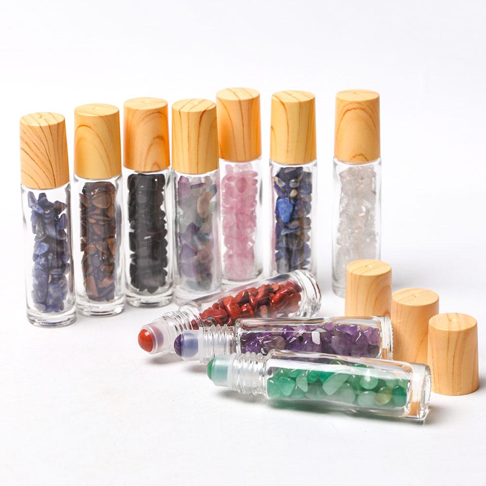 10 Pack Crystal Chips Oil Roller