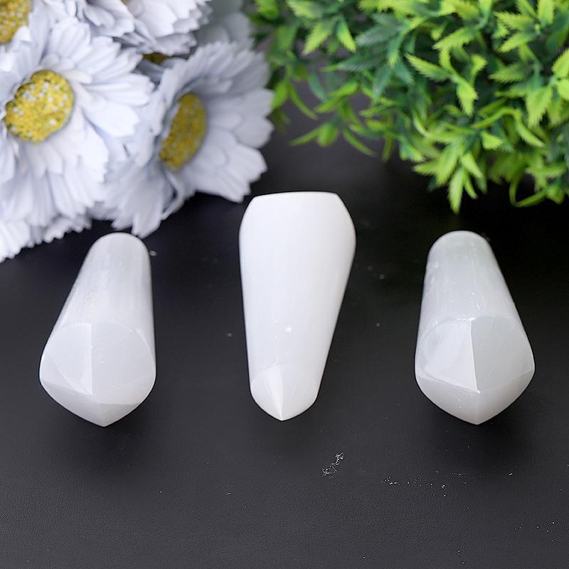 4" Selenite Double Terminated Points Bulk Best Crystal Wholesalers