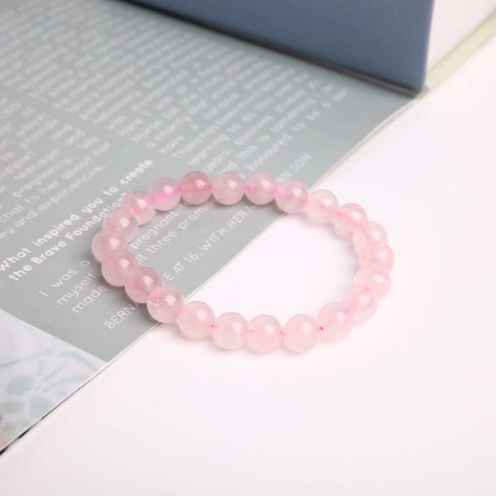 8mm Rose Quartz Crystal Bracelet Best Crystal Wholesalers