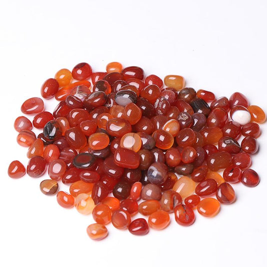 Natural Carnelian Round tumbled stone for bulk & wholesale