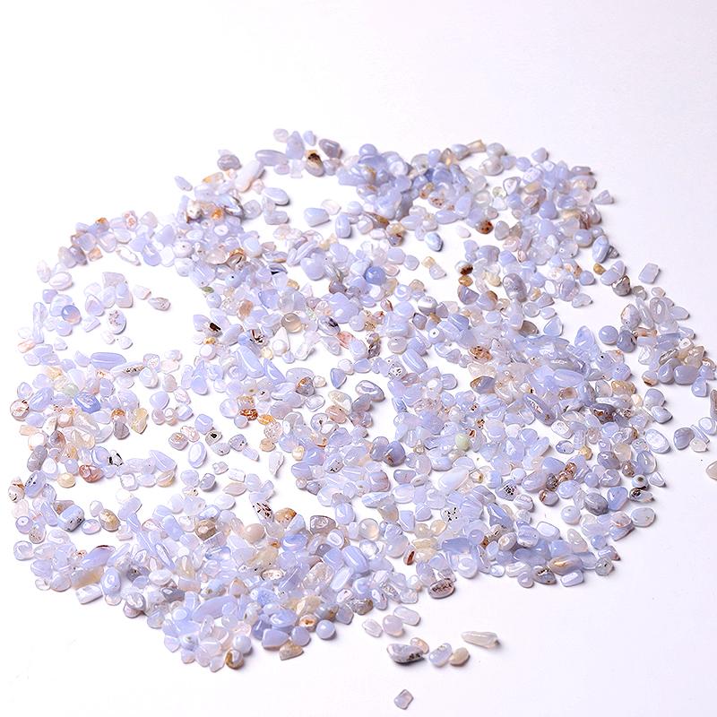 0.1kg 7mm-9mm Blue Lace Agate Crystal Chips Best Crystal Wholesalers