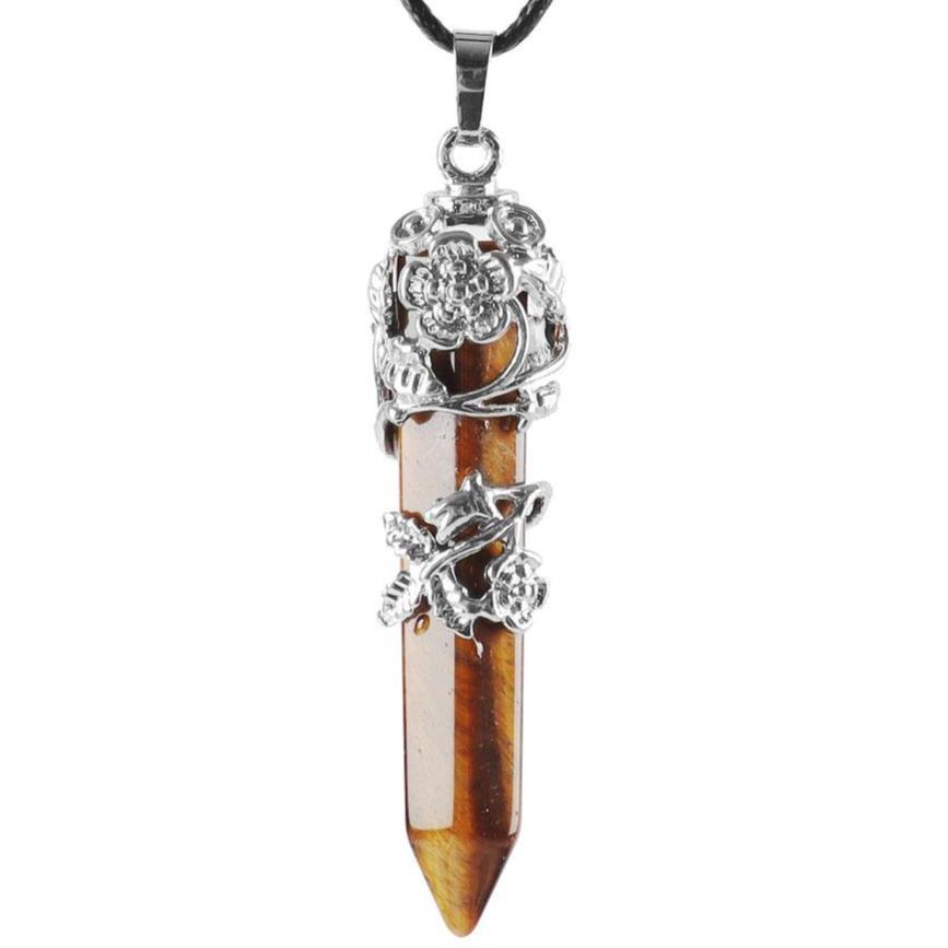 Tiger Eye Point Pendant Best Crystal Wholesalers