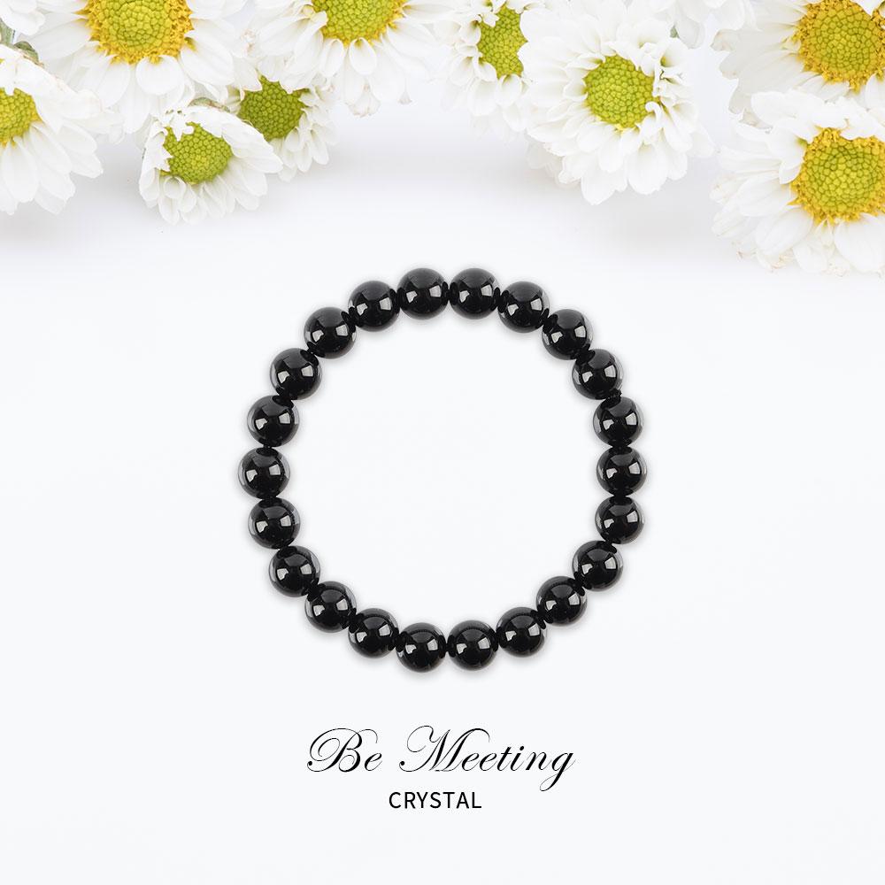 8mm Black Obsidian Bracelet Best Crystal Wholesalers