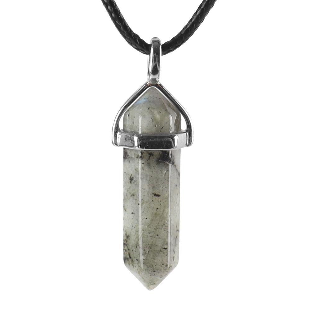 Natural Semi-Precious Gemstone Crystal Healing Hexagonal Point Chakra Pendant Best Crystal Wholesalers