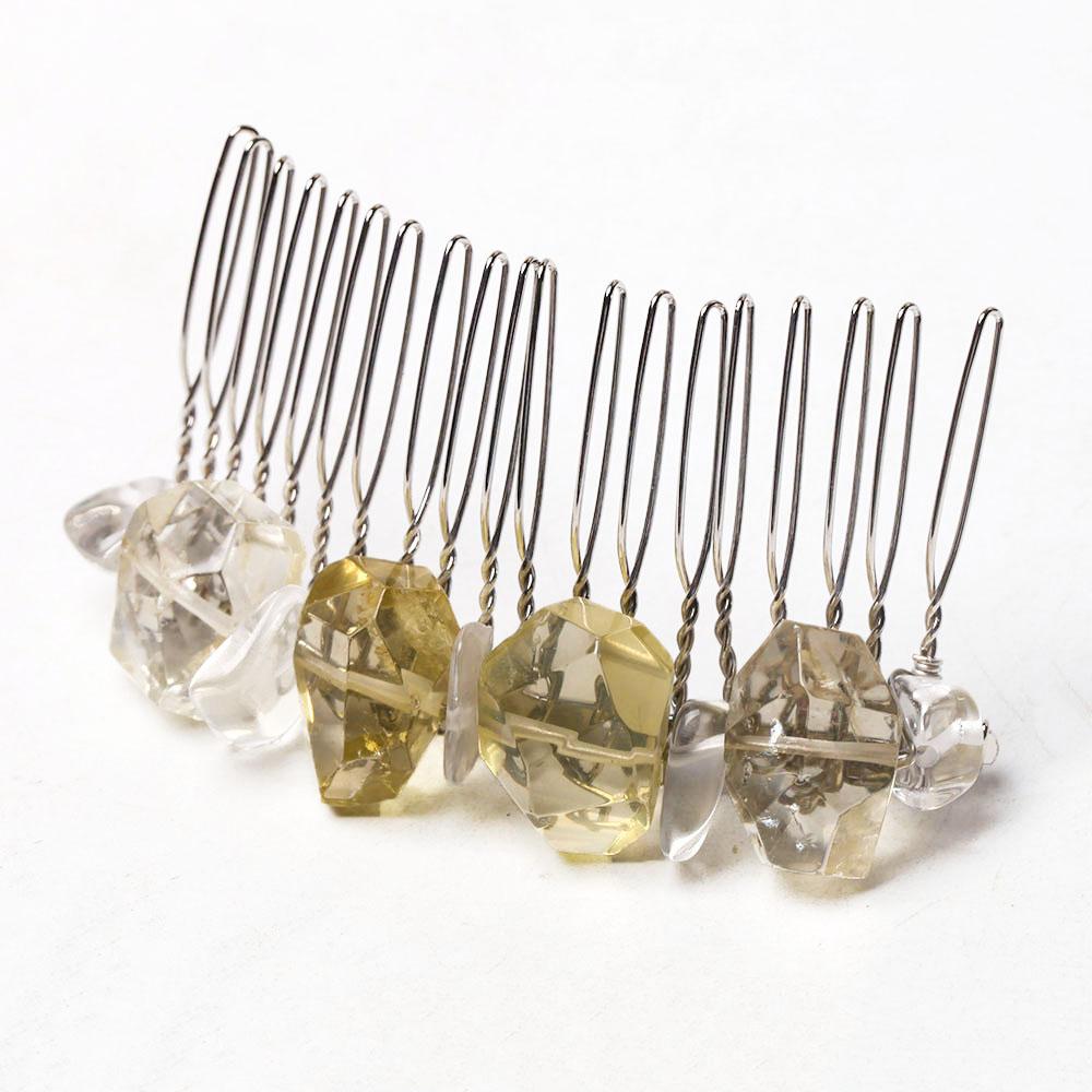 3“ Citrine Crystal Crown Comb Best Crystal Wholesalers