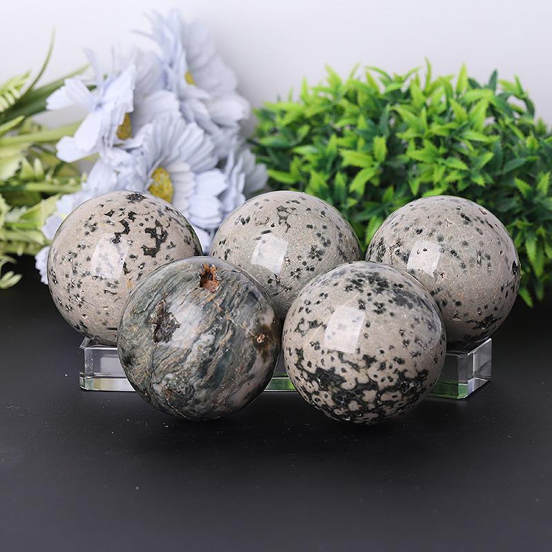 1.5"-4.0" Ocean Jasper Sphere Best Crystal Wholesalers