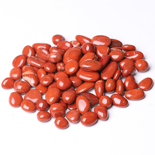 20-30 mm natural Red jasper tumbled chips