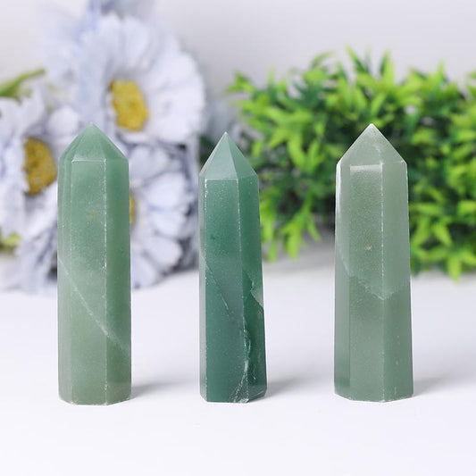 Wholesale Green Aventurine Point for Sale Best Crystal Wholesalers