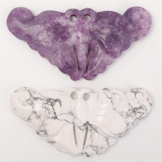 Purple Mica Butterfly Shape Pendant Best Crystal Wholesalers