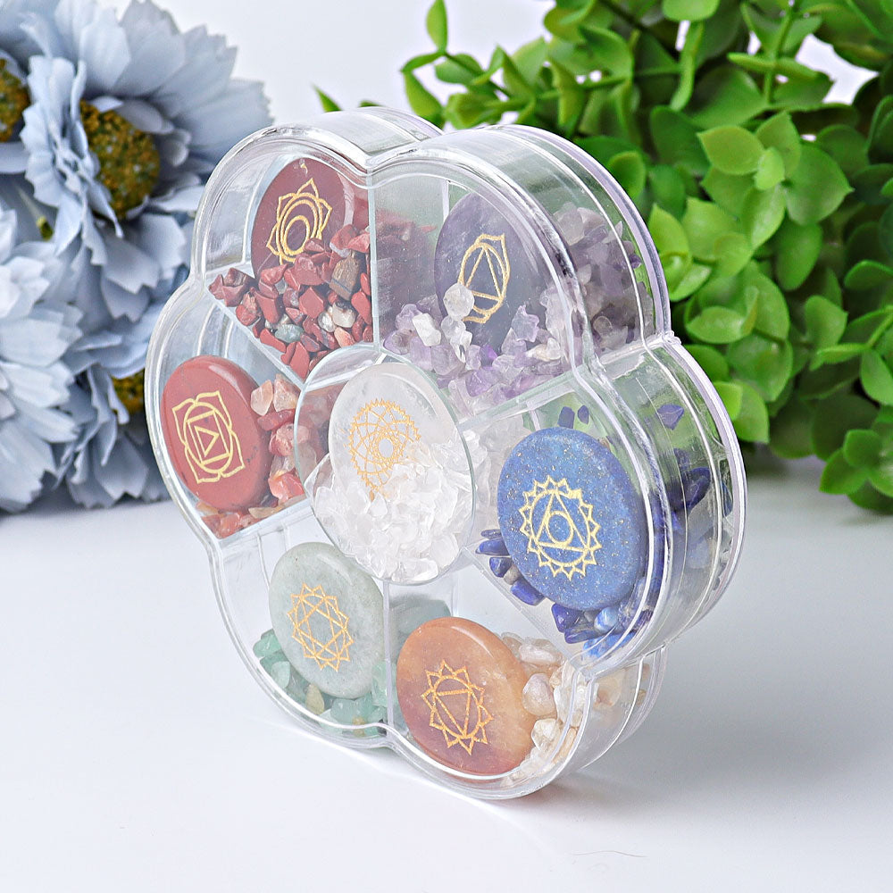 Chakra Crystal Chips Box Free Form Best Crystal Wholesalers