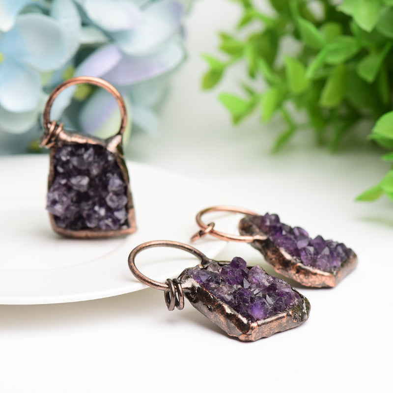 Amethyst Crystal Cluster Pendant Bulk Crystal wholesale suppliers