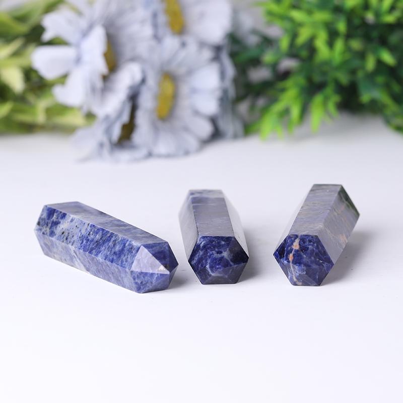 Natural Crystal Healing Stone Sodalite Towers Points Bulk Best Crystal Wholesalers