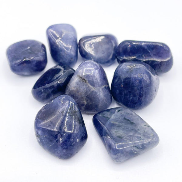 Sold out 0.1kg Iolite tumblestone, blue crystals