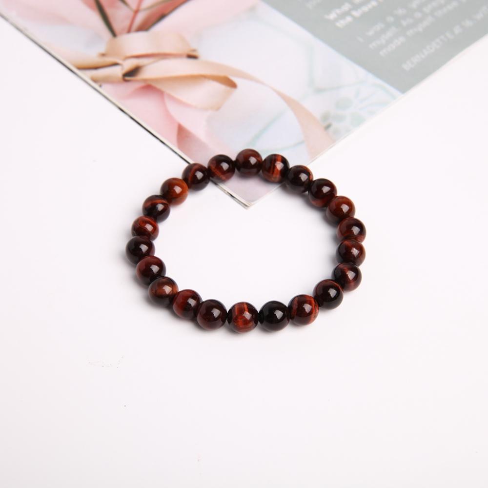 8mm Red Tiger Eye Crystal Bracelet Best Crystal Wholesalers