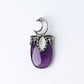 1.8" Crystal Pendant with Moon Decoration Best Crystal Wholesalers