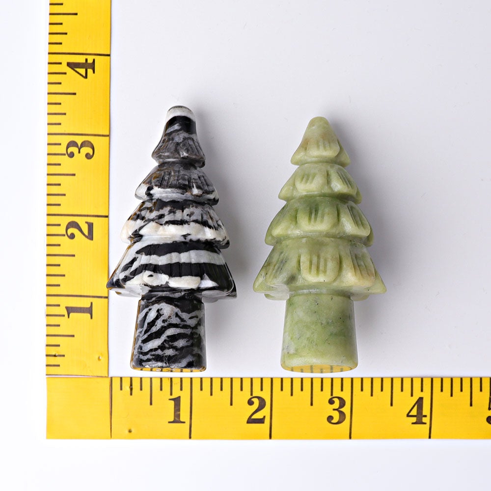 3" Fir Tree Crystal Carvings for Christmas Plants Bulk Best Crystal Wholesalers