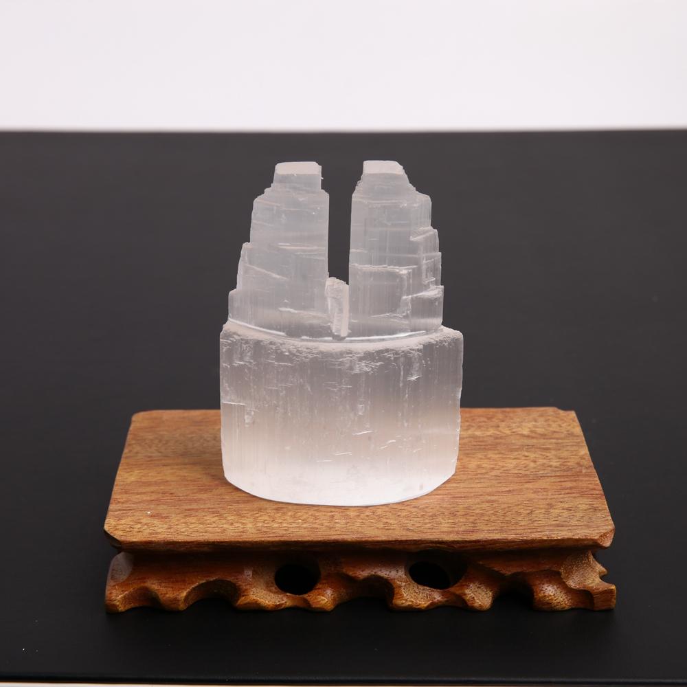 Selenite Double Twin Towers Points Bulk Best Crystal Wholesalers