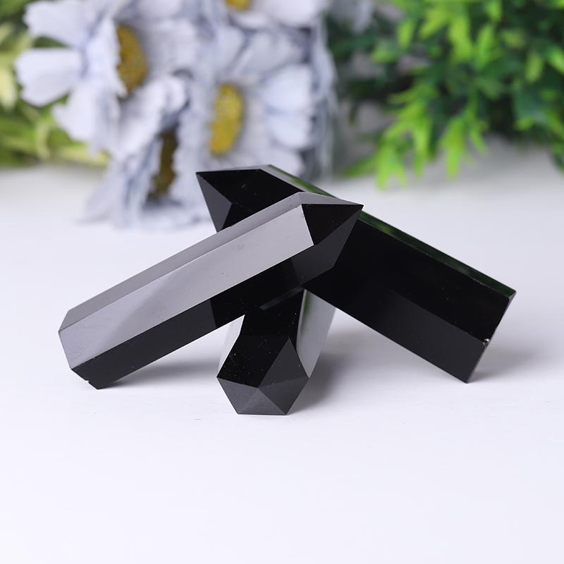 Black Obsidian Towers Points Bulk Polished Healing Tower Best Crystal Wholesalers