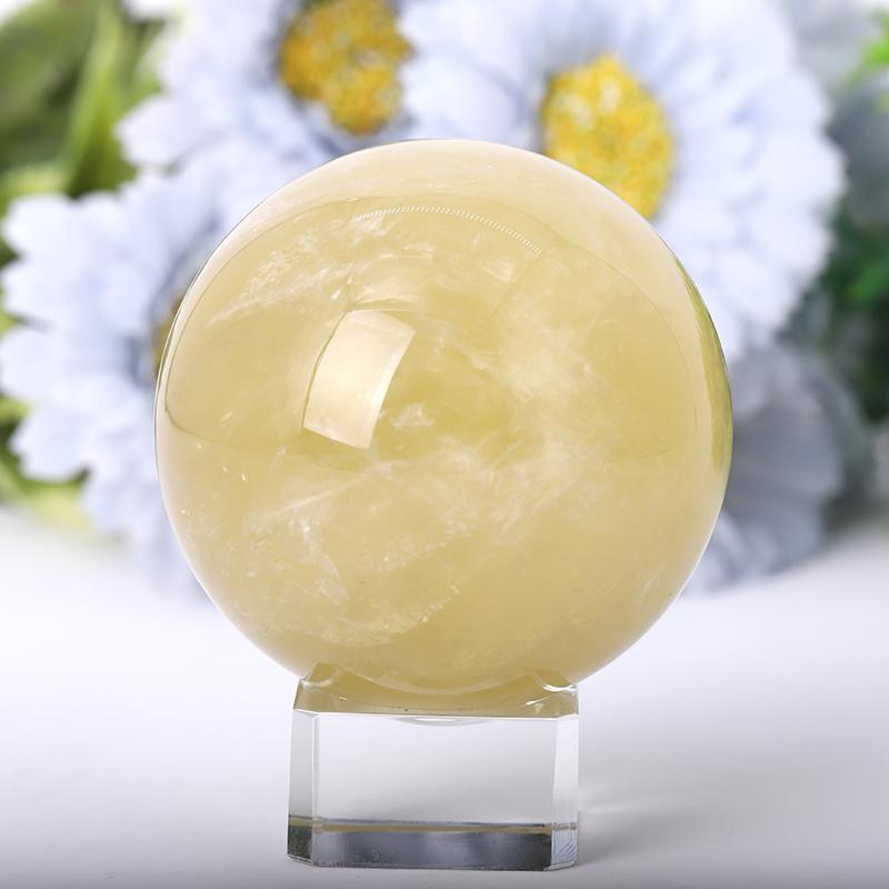 2.0"-4.5" Citrine Sphere Best Crystal Wholesalers