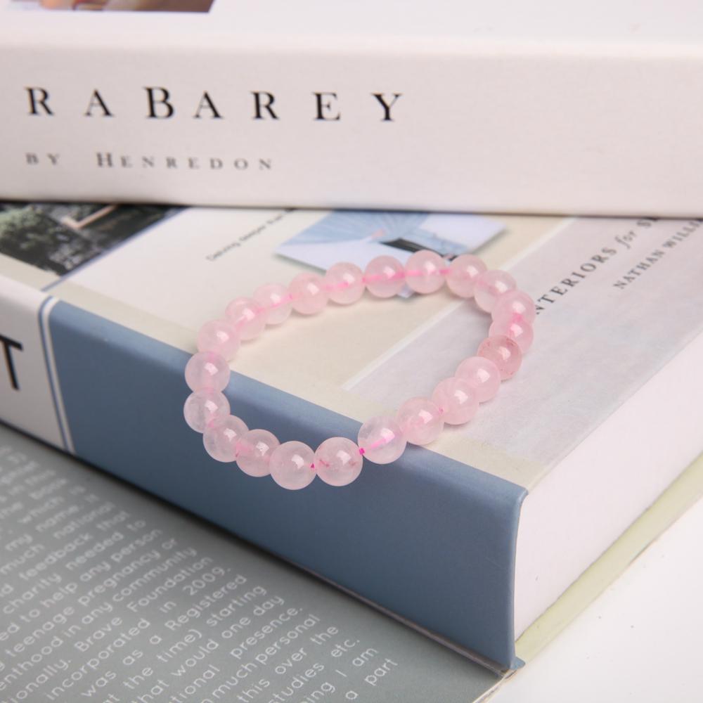 8mm Rose Quartz Crystal Bracelet Best Crystal Wholesalers