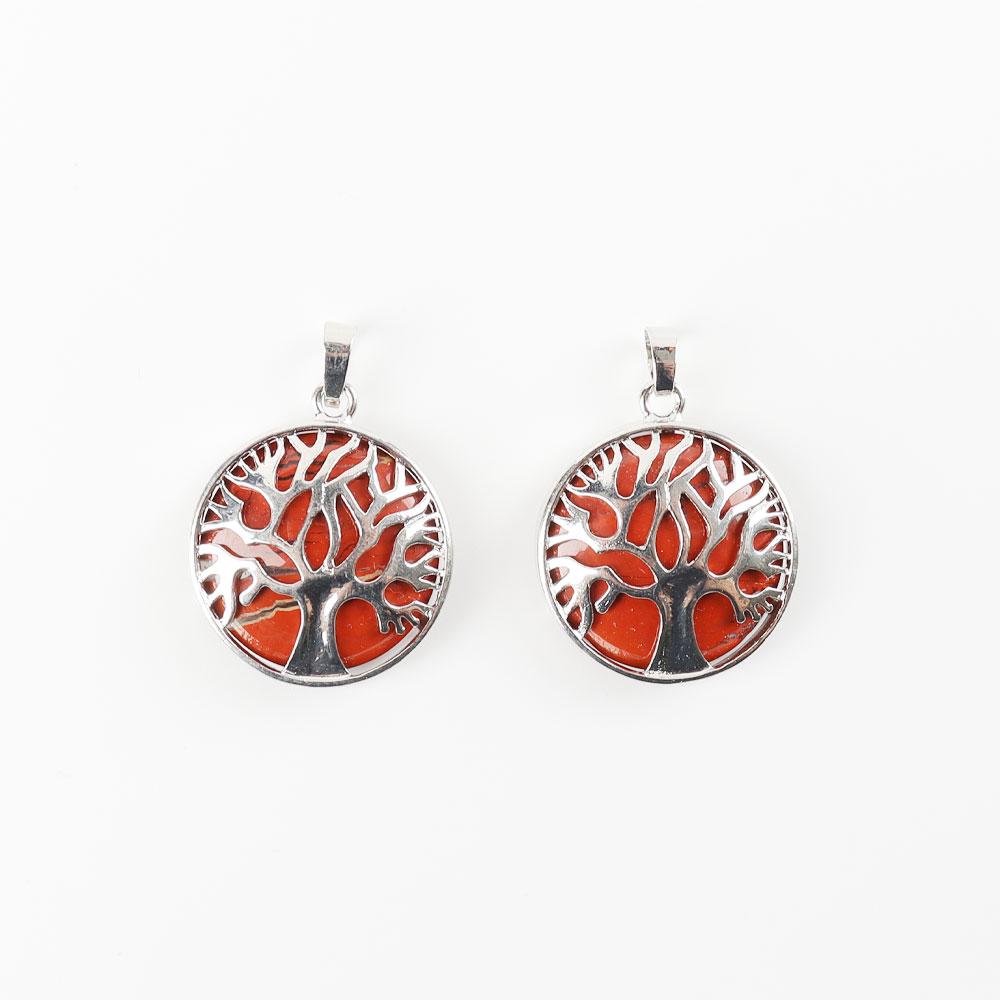 Red Jasper Tree of Life Pendant Jewelry Best Crystal Wholesalers