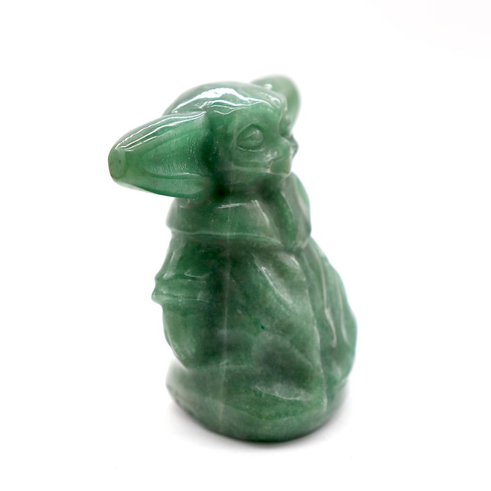 Master Yoda Aventurine Crystal Carvings Cartoon Bulk Best Crystal Wholesalers