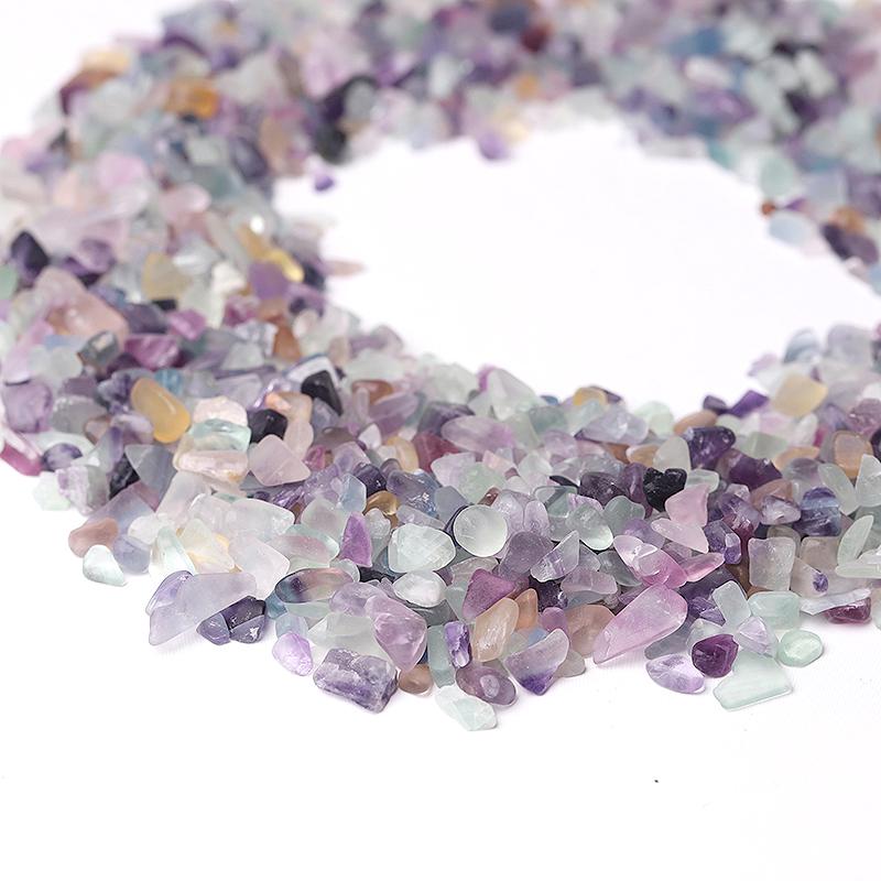 0.1kg Different Size Natural Rainbow Fluorite Chips Crystal Chips for Decoration Best Crystal Wholesalers