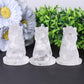 3" Clear Quartz Unicorn Crystal Carvings Animal Bulk Best Crystal Wholesalers