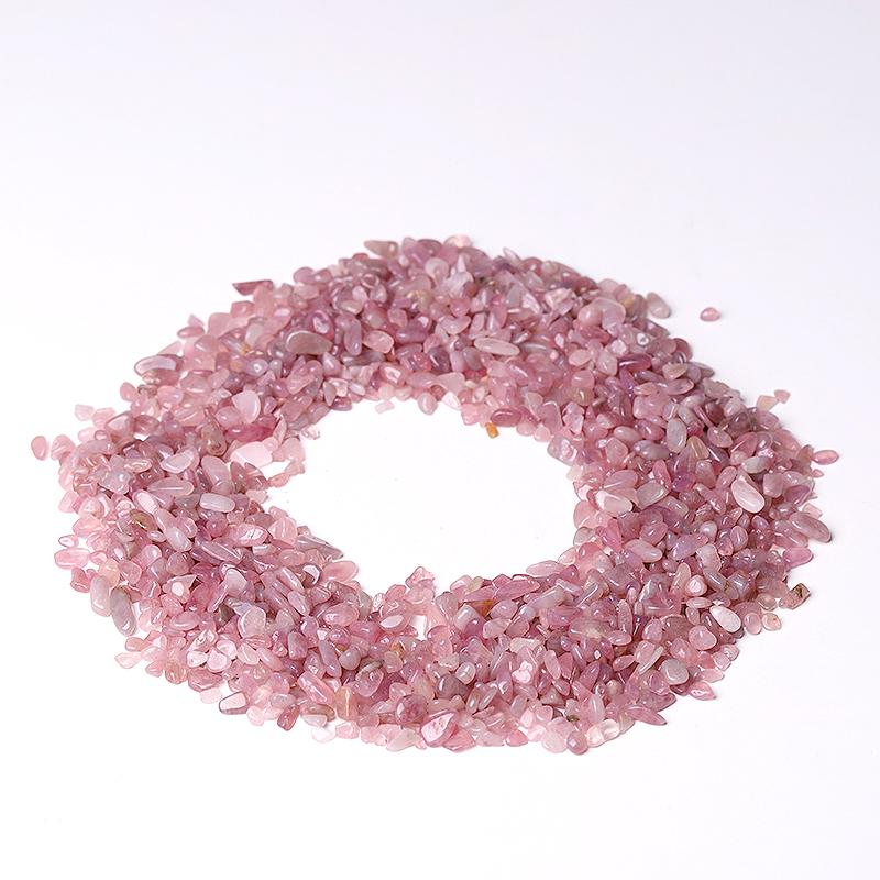 Lavender Rose Quartz Chips in Bulk