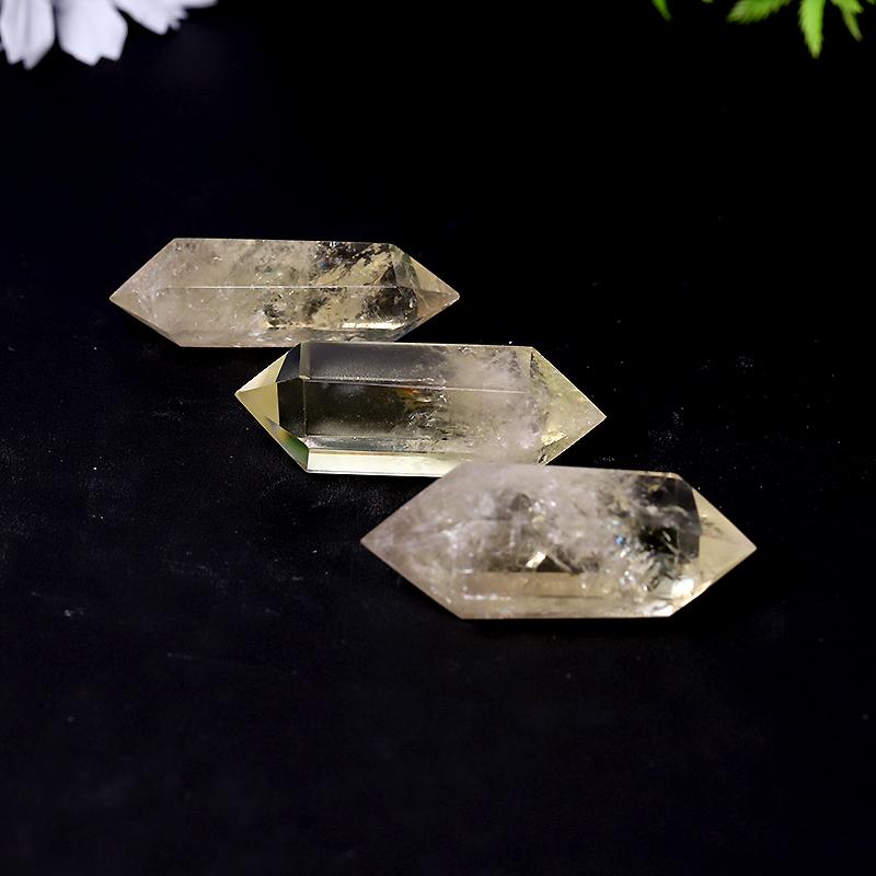 Natural Citrine Crystal Double Terminated Towers Points Bulk Healing Wand Best Crystal Wholesalers