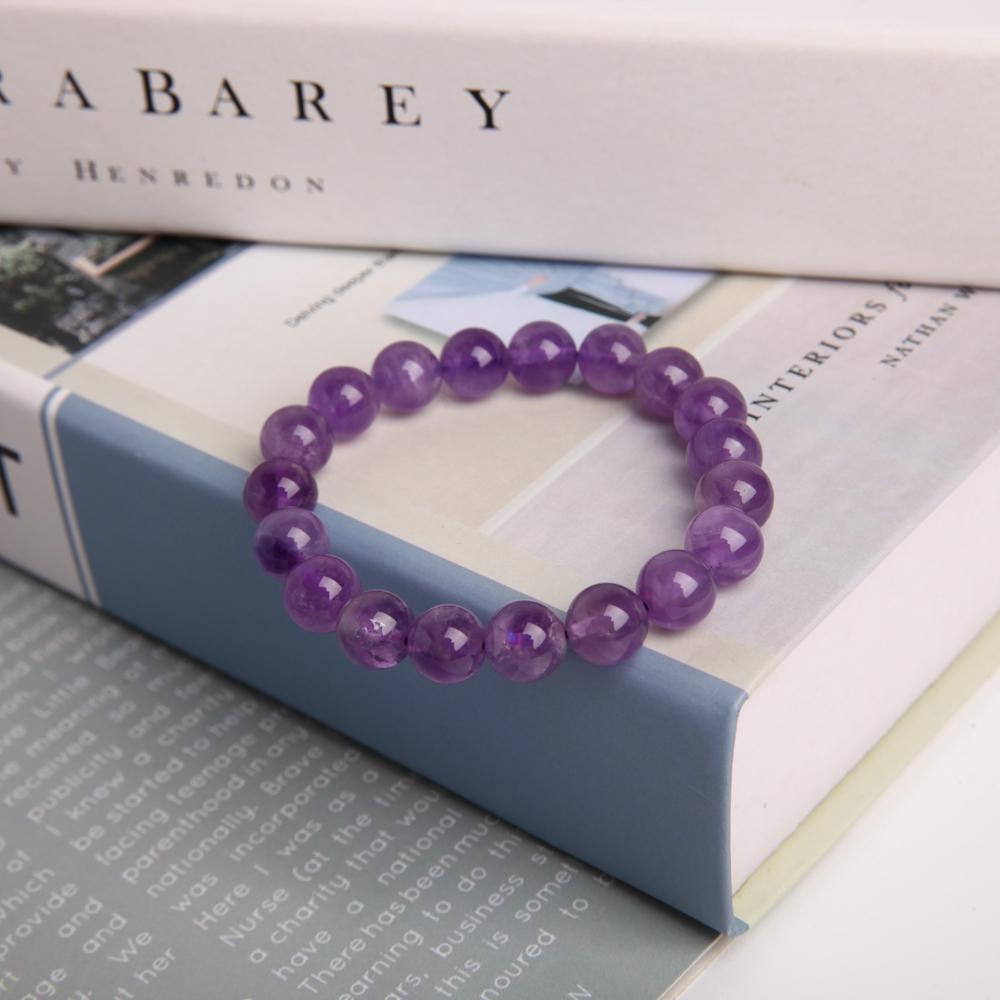 Purple Amethyst Bracelet- Free shipping