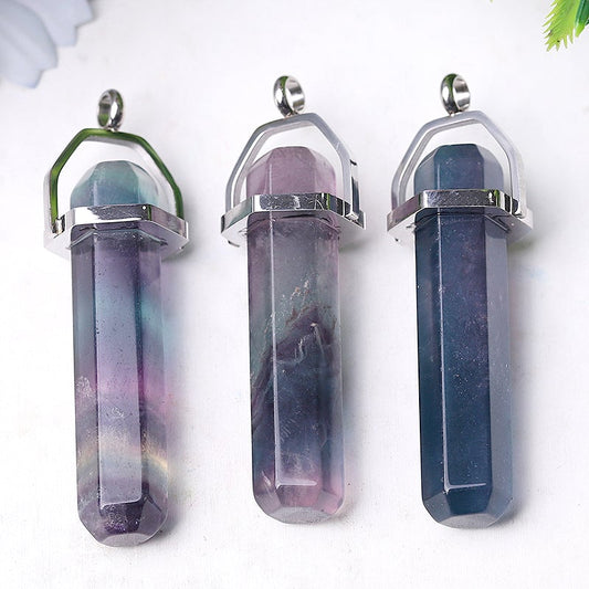 2.3" Fluorite Crystal Pendant Best Crystal Wholesalers