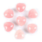 20mm Mini  Rose Quartz Heart Shape Crystal Carvings for DIY  Jewelry Best Crystal Wholesalers